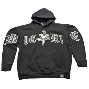 Hasta Muerte Motivated LTTRS GET MONEY CHEREB - Men XL Black Heavyweight Hoodie